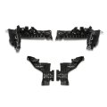 Headlight Mount Support Plate Bracket Set 4pcs For Audi Q5 8r 2009 2012 Black 8r0805607a 8r0805607b 8r0805608a 8r0805608b 