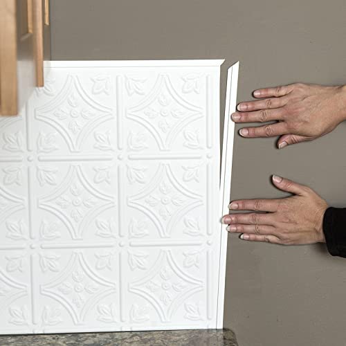 Fasa De 47 In Decorative Vinyl J Trim Gloss White 5 Pack