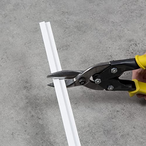 Fasa De 47 In Decorative Vinyl J Trim Gloss White 5 Pack