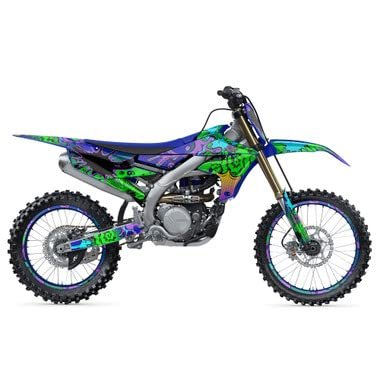 2007-2011 Wr 450 F Zany White Senge Graphics Complete Kit For Yamaha