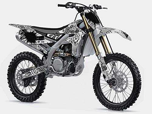 2007-2011 Wr 450 F Zany White Senge Graphics Complete Kit For Yamaha
