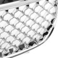 Auto Dynasty Front Upper Bumper Grill Replacement Compatible With Chevy Malibu 1997 1998 1999 Abs Plastic Diamond Mesh Style