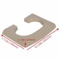Ecotric Center Console Cup Holder Armrest Replacement Pad Compatible With 2004-2014 Ford F150 Tan