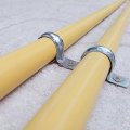 Uxcell Rigid Pipe Strap 24pcs 1 4 Inch 32mm Two Hole U Bracket Zinc Plated Steel Tension Tube Clip Clamp For Fixing