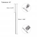 Uxcell Chucking Reamers 1mm H7 Metric Machine Reamer Drill Bit For Metal Wood Hole Reaming Straight Flute High Speed Steel Tool