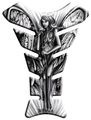 Keiti Tank Protector Black Clear Female Angel Kt8150 