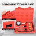 8pcs Compression Tester Kit 3-in-1 Engine Gauge Automotive Quick Accurate Cylinder 0-300 Psi Pressure Measurement Tool