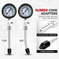 8pcs Compression Tester Kit 3-in-1 Engine Gauge Automotive Quick Accurate Cylinder 0-300 Psi Pressure Measurement Tool