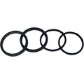 Brake Caliper Seal Kit 19-1015 Front Rear Universal Fit Black Machined Finish 