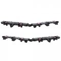 G-plus Rear Left And Right Side Bumper Bracket Set Compatible With Nissan Altima Submodel Platinum S Sl Sr Sv 2019-2023 Black