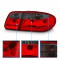Amerilite Replacement Taillights Red Smoke Set W O Led For Mercedes Benz E-class W210 Passenger And Driver Side