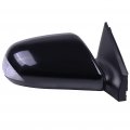 Ocpty Black Passenger Side View Mirror Smooth With Power Adjustment Manual Folding Non-heated Turn Signal Compatible For