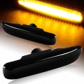 Eparts Fender Side Marker Light Turn Signal Lamp Assembly Replacement For 1998 2006 Bmw 3-series E46 Models Only Smoke Lens 
