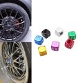 7 Color 28pcs Metal Dice Wheel Valve Stem Tire Cap Trims For Car Bike Truck Dust Cover Prevent Air Leaks And