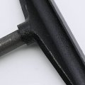 Mobukjuu 5 9 Inch Cast Iron Lathe Tool Rest Round Bar Woodworking Spindle Turners Use To Wood Turning Black 150x75x16mm