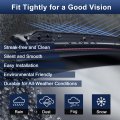 1 Pair 22 20 Front Windshield Wiper Blade Ford For Mustang 07-21 Replace Set W Upgraded Stability All Weather Pinch-tab Not J U