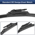 1 Pair 22 20 Front Windshield Wiper Blade Ford For Mustang 07-21 Replace Set W Upgraded Stability All Weather Pinch-tab Not J U
