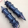 Xkh- Motorcycle Spike Grips With Turn Signals Compatible Shadow Magna Vtx 1300 1800 Vt1300c Black B00y5n0n4g