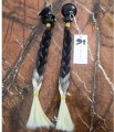Hhongjm Helmet Pigtail Motorcycle Ponytail Bicycle Braids Hair Tails Used For Any Helmets Suction Cup Reusable Design Black To