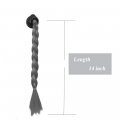 Hhongjm Helmet Pigtail Motorcycle Ponytail Bicycle Braids Hair Tails Used For Any Helmets Suction Cup Reusable Design Black To