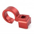 Newsmarts Aluminum Motorcycle Front Brake Hose Clamp Cable Red For Suzuki Drz400sm 2005-2022 Rmx450z 2010-2011
