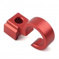 Newsmarts Aluminum Motorcycle Front Brake Hose Clamp Cable Red For Suzuki Drz400sm 2005-2022 Rmx450z 2010-2011
