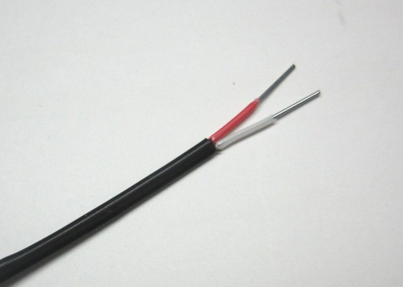J-type Thermocouple Wire Awg 24 Solid W High Temperature Pfa Plastic Insulation 10 Yd