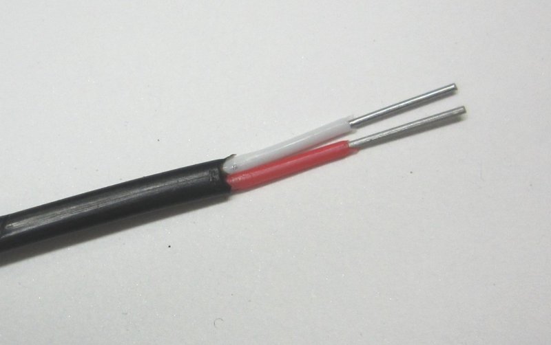 J-type Thermocouple Wire Awg 24 Solid W High Temperature Pfa Plastic Insulation 10 Yd