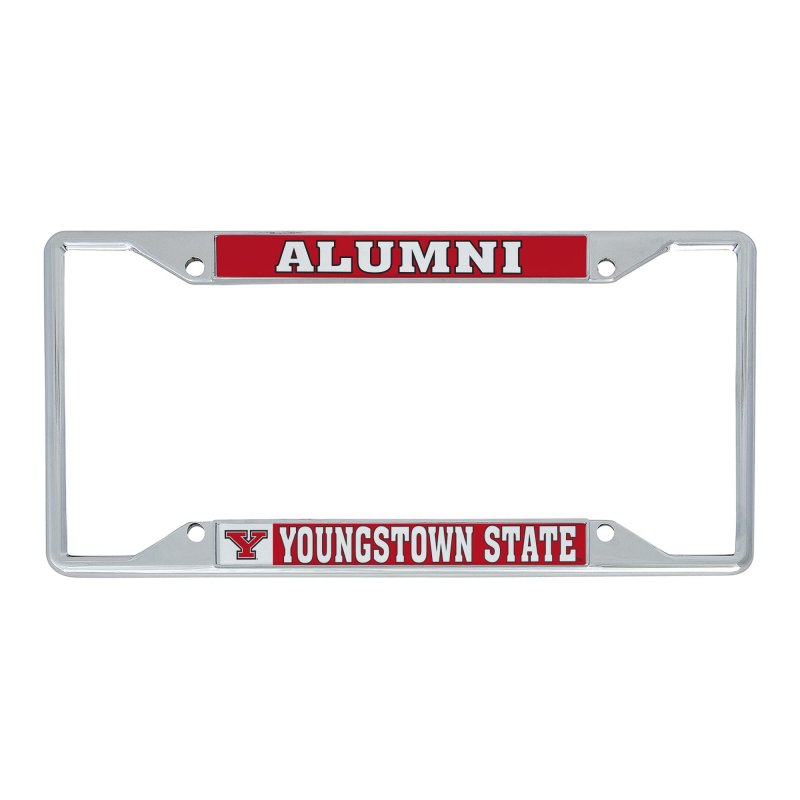 Desert Cactus Youngstown State University Ysu Penguins Metal License Plate Frame For Front Or Back Of Car Officially Licensed