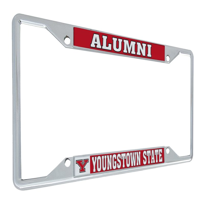 Desert Cactus Youngstown State University Ysu Penguins Metal License Plate Frame For Front Or Back Of Car Officially Licensed