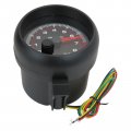 12v 3 75 Universal Car Gauge Tacho Tachometer Counter Red Led Rpm Shift Light 4 6 8 Cyl