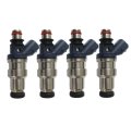 23209-79085 4pcs Fuel Injector For Toyota Tacoma 2 4l L4 Gas Engine 1995-2000 
