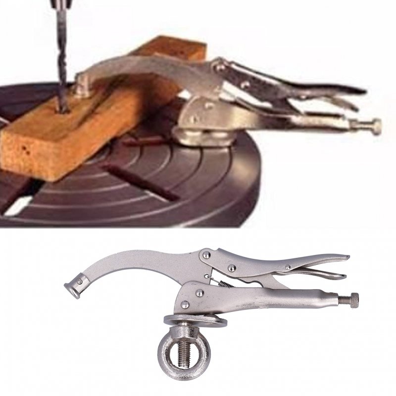 Fydun Special Type Pliers Locking Drill Clamp Woodworking Hand Tool 9 Inch Wide Range Of Uses