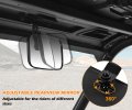 Sautvs Side Mirrors Rearview Kit For Polaris Ranger Xp 1000 Folding Center Convex Rear View Mirror Crew 2018-2025 Accessories