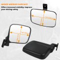 Sautvs Side Mirrors Rearview Kit For Polaris Ranger Xp 1000 Folding Center Convex Rear View Mirror Crew 2018-2025 Accessories