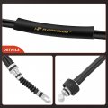 A-premium Rear Driver Side Parking Brake Cable Assembly Compatible With Hyundai Models Tiburon 2005 2006 Replace 597602c320