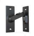 90 Degree Door Lock Stainless Steel Safety Angle Locking Latch For Push Sliding Barn Satin Nickel 