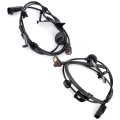 2pcs Abs Wheel Speed Sensor Left Right Rear Fit For 2011-2014 Chrysler 200 Als1837 Als2534