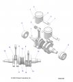 Polaris Snowmobile Piston Ring Kit Snow 850 Genuine Oem Part Qty 1