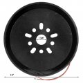 Krator Spare Tire Led Wheel Brake Light 3rd Thirds Compatible With Jeep Wrangler Jk Jku Yj Tj 1987-2017 Red Light 14 Diameter