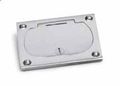Lew Electric 6304-dfb-1-a Replacement Flip Lid Cover For Duplex Aluminum 