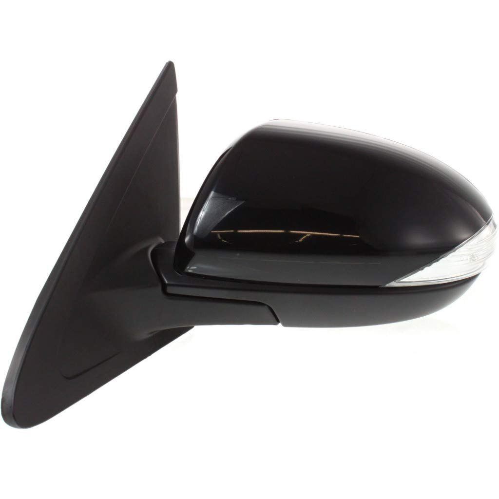 Door Mirror For Mazda 3 And Sport 2010 To 2013 Driver Side Power Heated With Signal Light Paintable Manual Folding Replaces