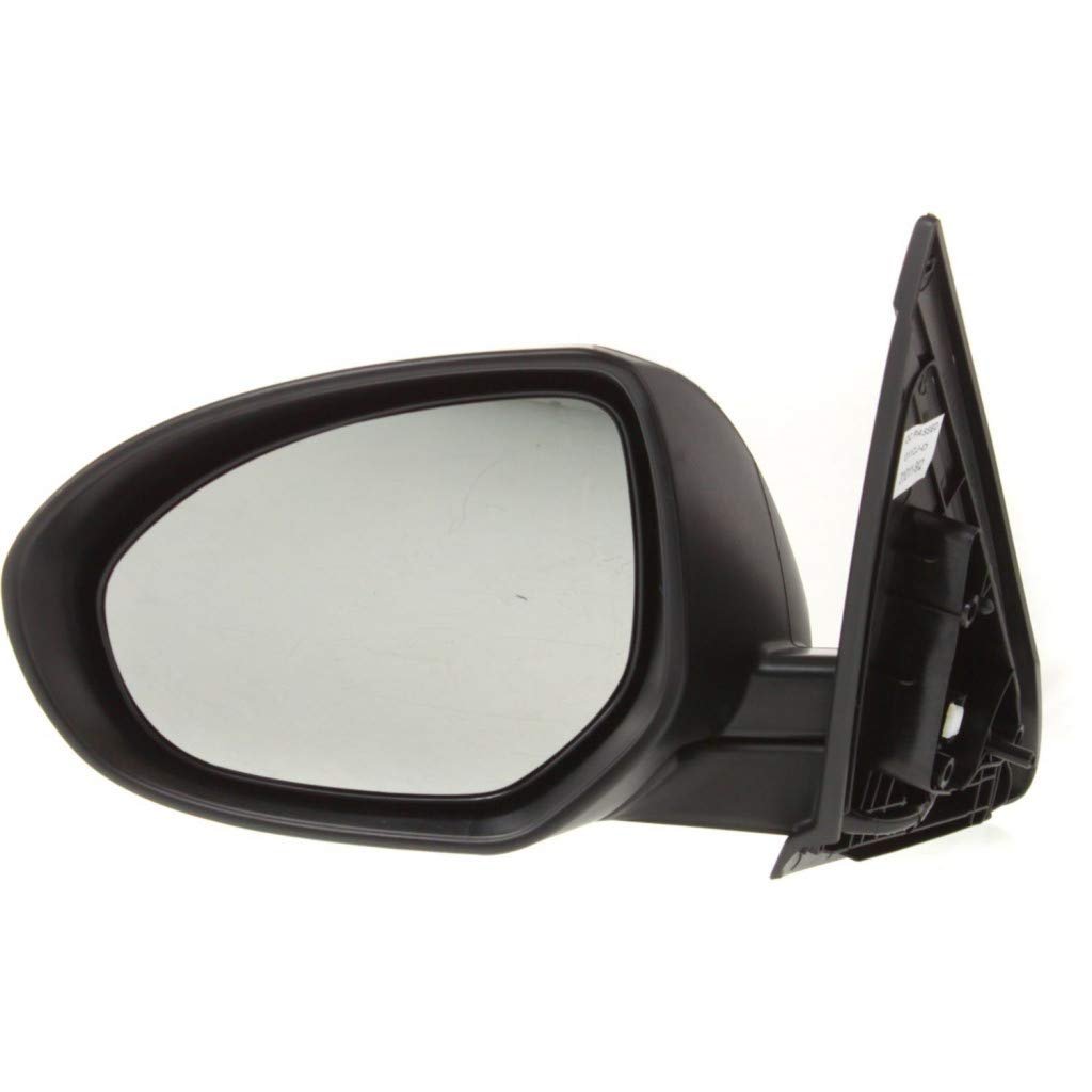 Door Mirror For Mazda 3 And Sport 2010 To 2013 Driver Side Power Heated With Signal Light Paintable Manual Folding Replaces