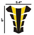 Yellow Black Mini 6 Tall X 5 4 Wide Motorcycle Tank Pad Suzuki Gsxr Gsx-r Honda Cbr Triumph Ducati Hyosung Yamaha Yzf Kawasaki 