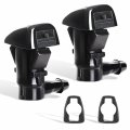 2pcs Front Windshield Washer Nozzle Wiper Spray Kit For 2008 2012d Fusion Mercury Milan Lincoln Mkz Replacement For 