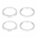 4pcs Od 87 1mm To Id 71 5mm Aluminium Alloy Car Hub Centric Rings Wheel Bore Center Spacer 