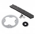Fits Honda Trx450r 450 R O Ring Chain And Sprocket Silver 13 39 98l