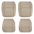 Autokay Driver Passenger Leather Seat Cover Tan For Toyota Tundra Sequoia 2000-2007