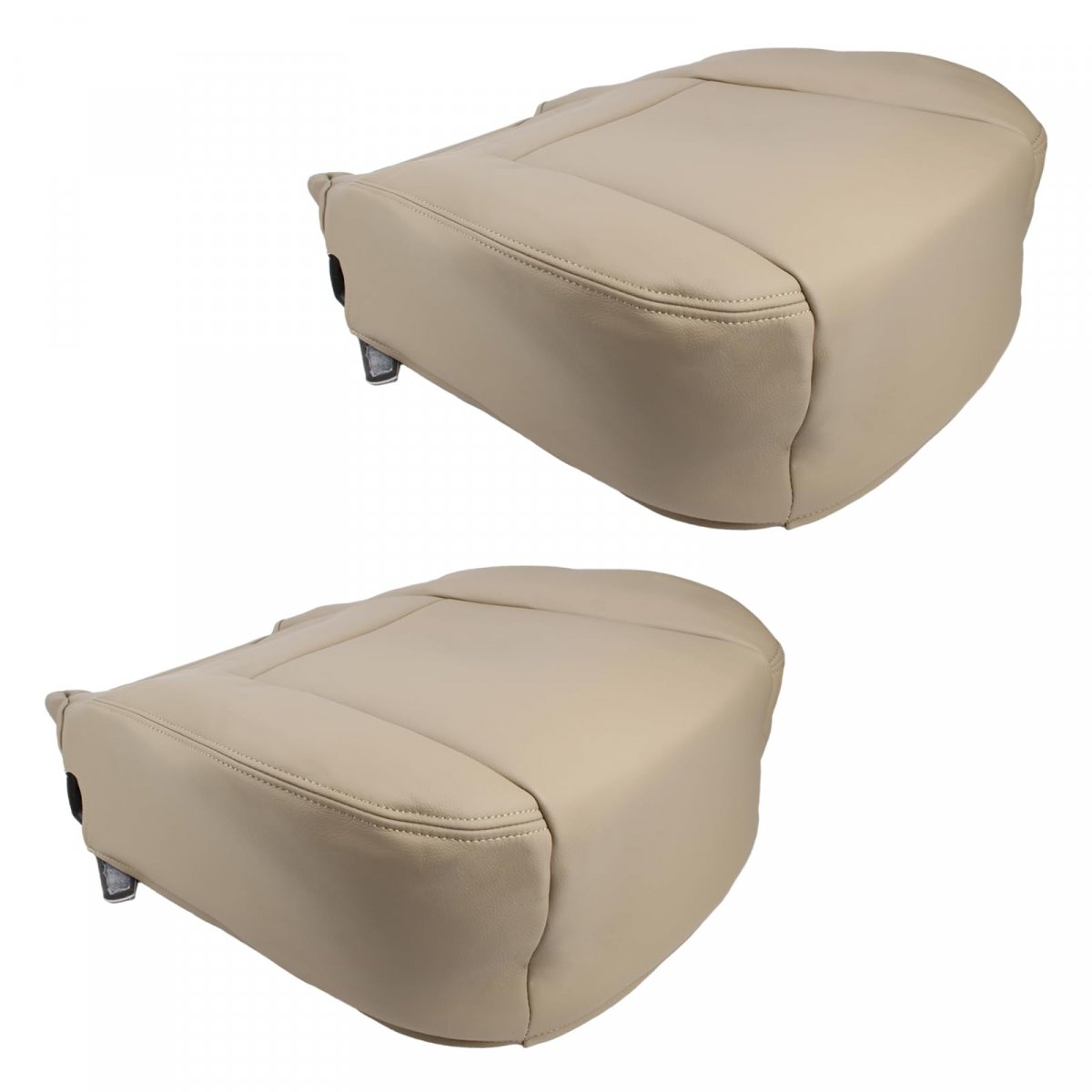 Driver Passenger Leather Seat Cover Tan For Toyota Tundra Sequoia 2000-2007
