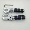 Xkh Group Motorcycle Chrome Footrest Foot Pegs 1 2 5 Clamps For Suzuki Vl1500 Vl800 Vz800 Vl125 Vl250 Vs1400 Vz1500 Intruder